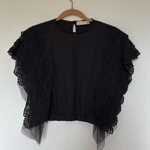 Haveone Black Blouse S